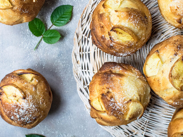 Gezonde appelmoes cupcakes