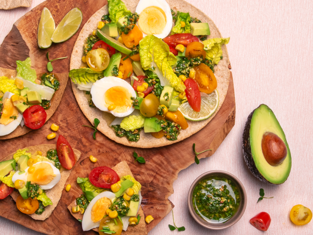 Mexicaanse volkoren tortillapizza’s